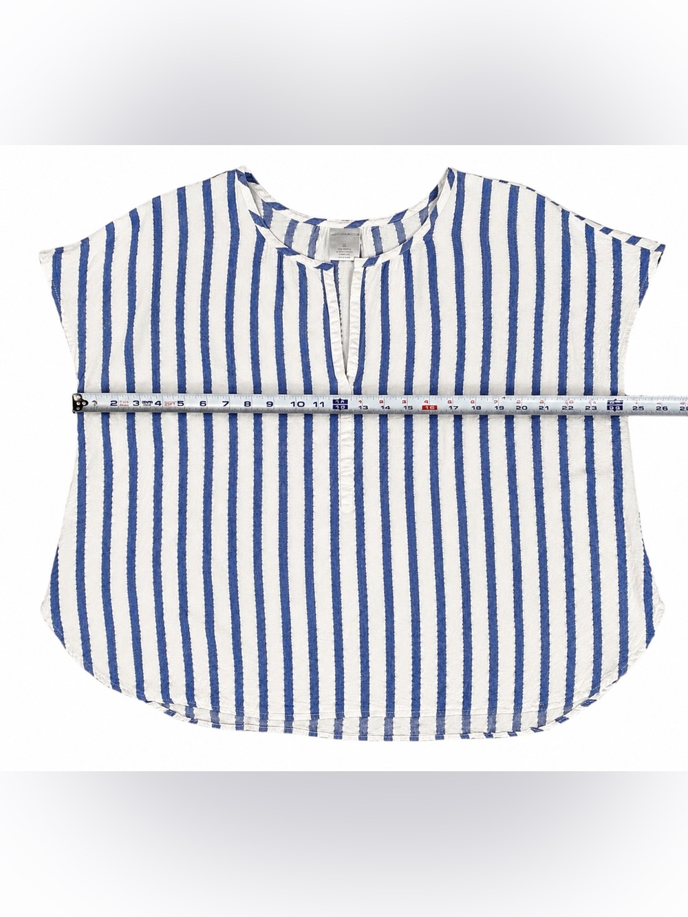 Women's Pajamas Blue & White Striped Set XL - Picture 2 of 10